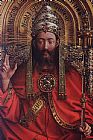 Jan van Eyck The Ghent Altarpiece God Almighty [detail] painting